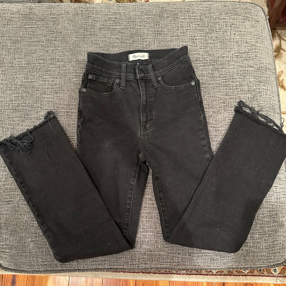 Madewell Cali Demi Boot Black Jeans